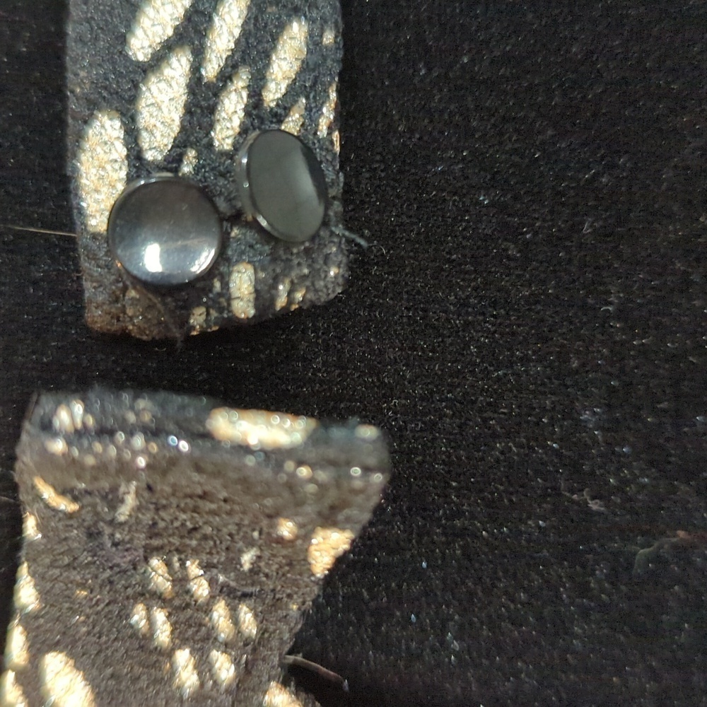 Nwt medium love fire, black and gold party dress - Picture 5 of 7